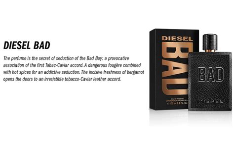 Diesel Bad Eau de Toilette Spray Cologne for Men, 3.4 Fl. Oz..